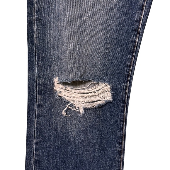 NWT Petra 153 Baggy Wide Leg High Rise Jeans Distressed Knees Size 5/26 - Picture 3 of 8